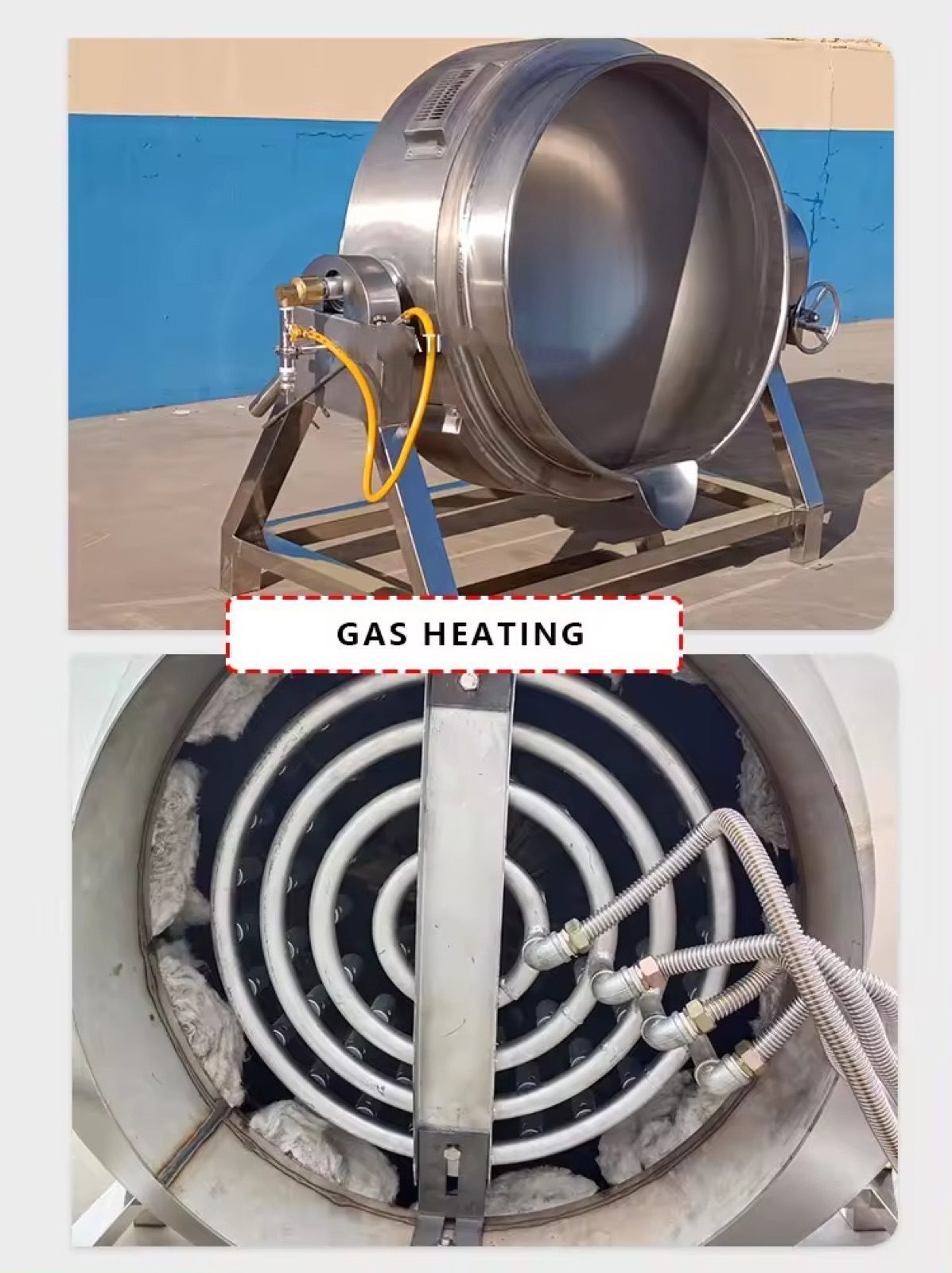 100-1000L Food Processing Tilting Kettle — HUIYILAI
