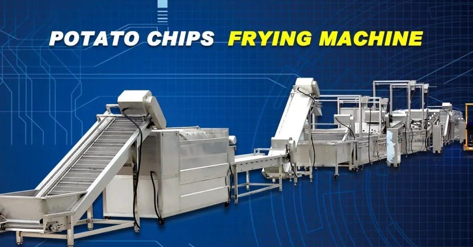 100TPD Custom Small-Scale French Fries Chips Production Line — HUIYILAI