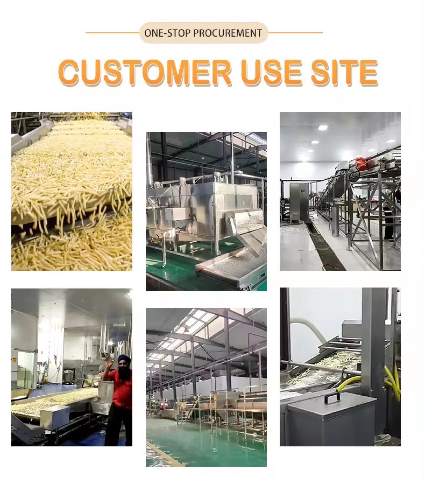 100TPD Custom Small-Scale French Fries Chips Production Line — HUIYILAI