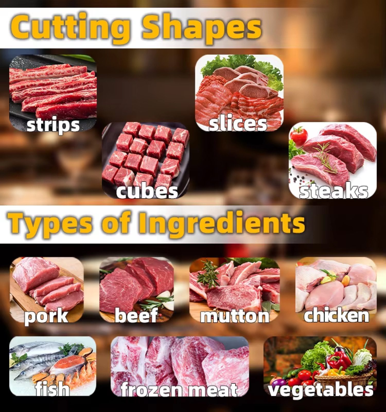 Fresh Frozen Meat Slicing Machine — HUIYILAI