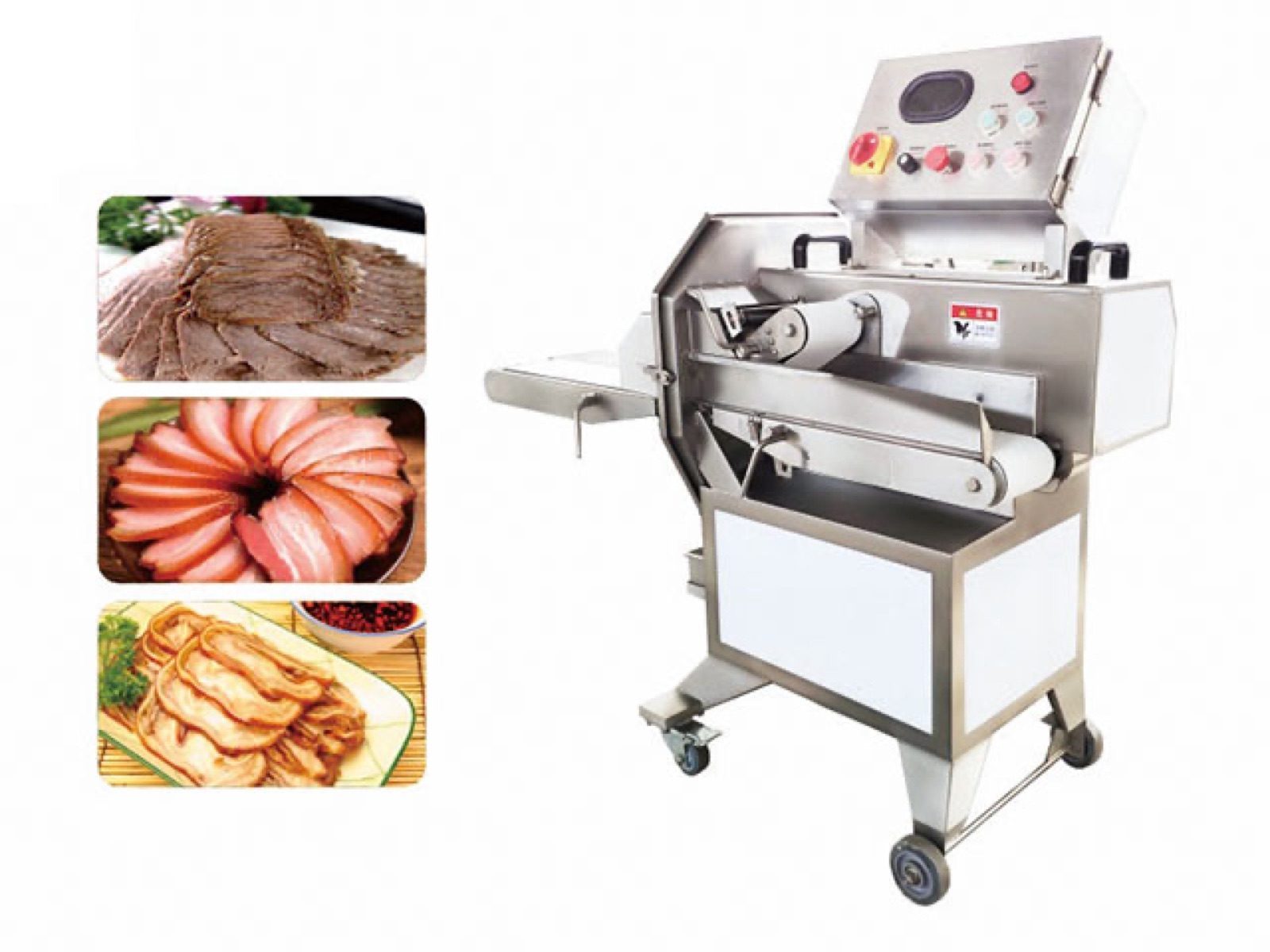 Belt Horizontal Berkel Chicken Breast Fresh Slicing Machine — HUIYILAI