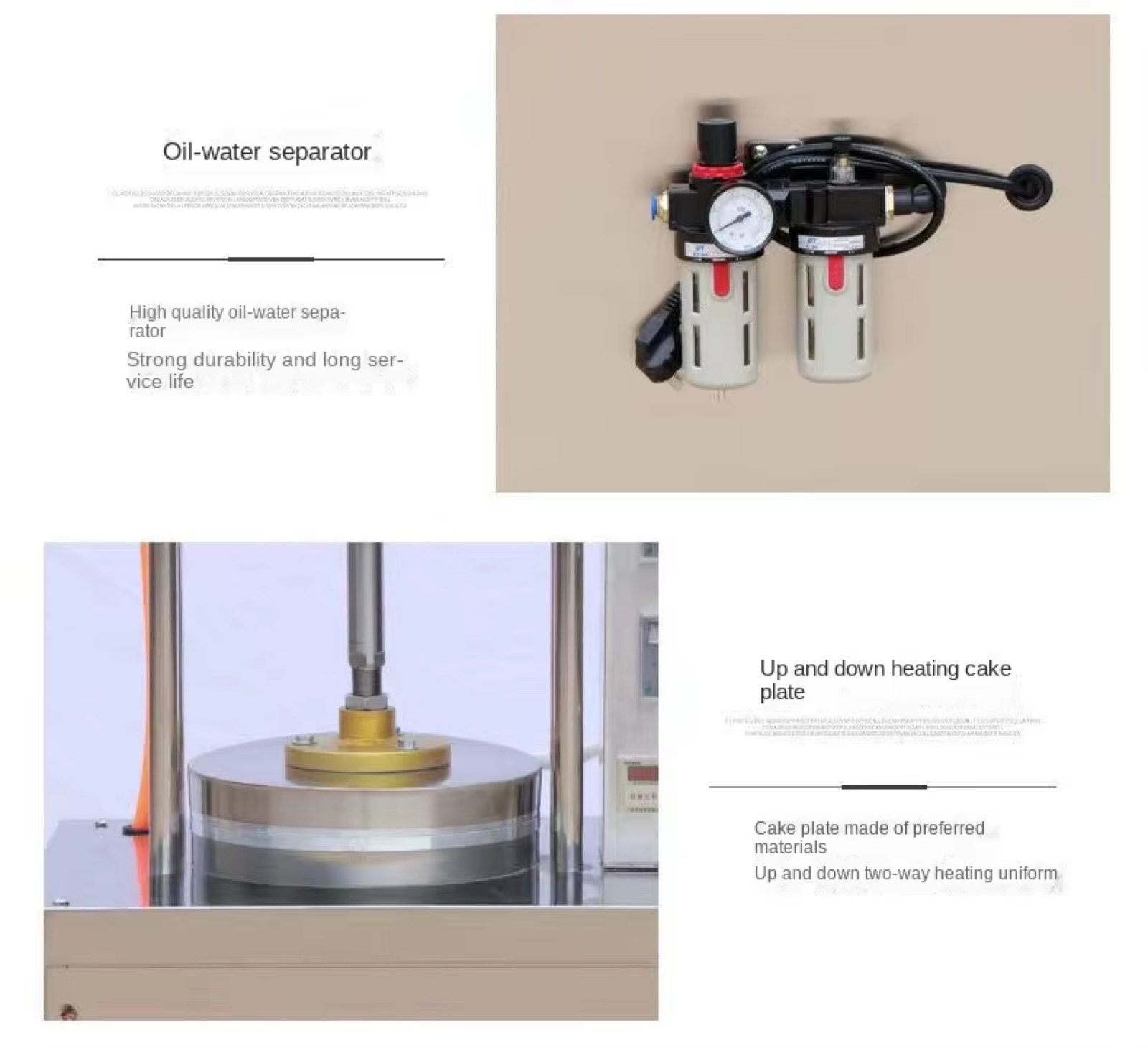 Commercial Automatic Cake Press Machine — HUIYILAI