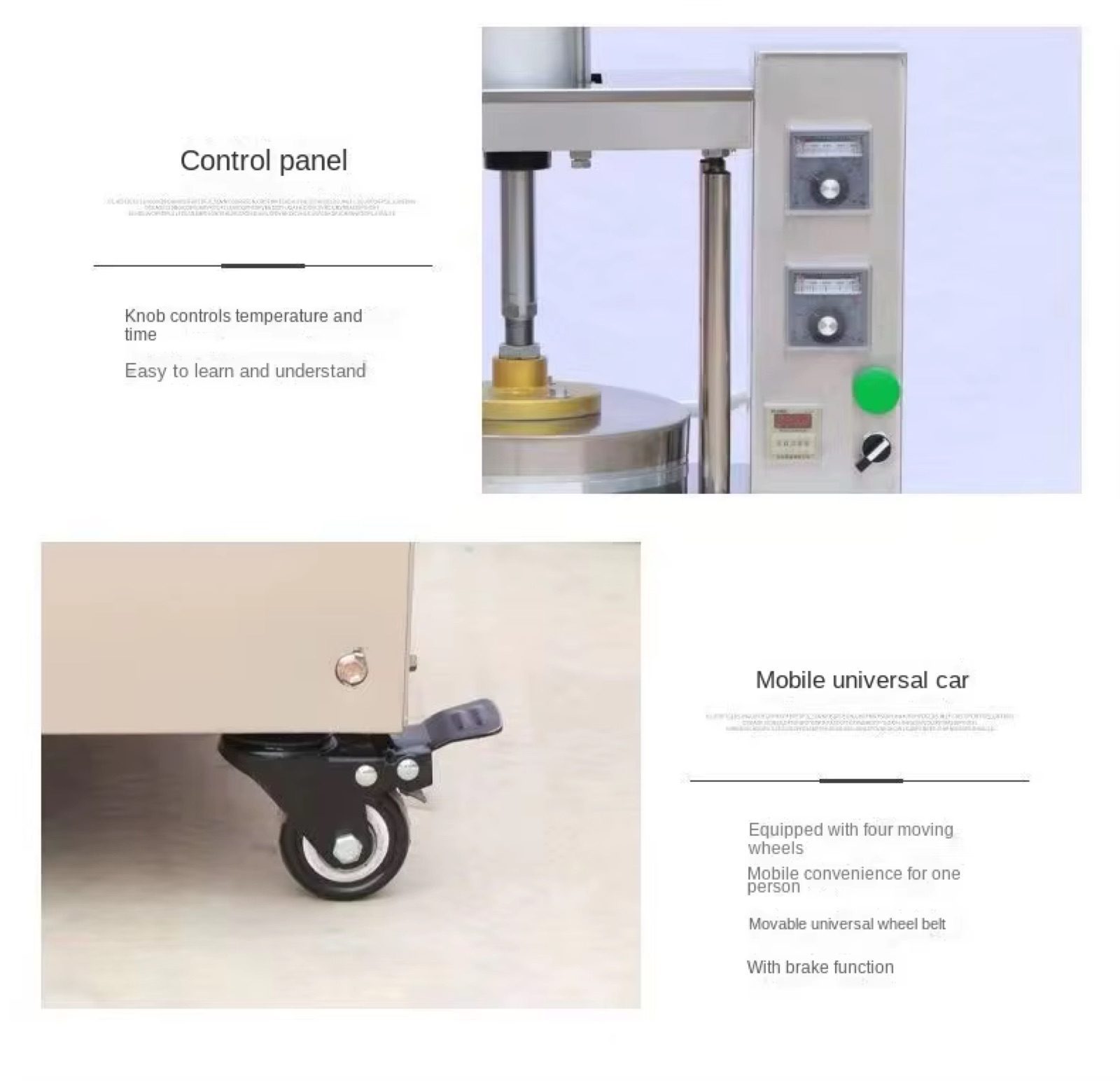 Commercial Automatic Cake Press Machine — HUIYILAI