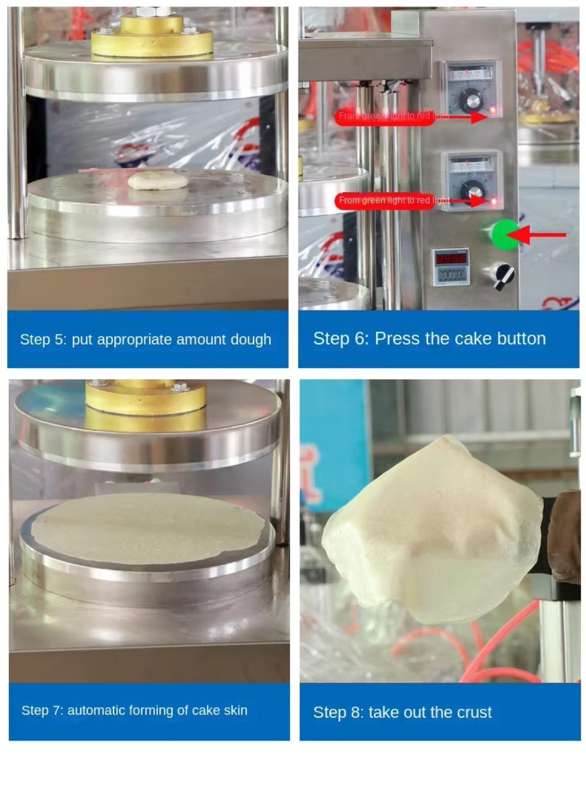 Commercial Automatic Cake Press Machine — HUIYILAI