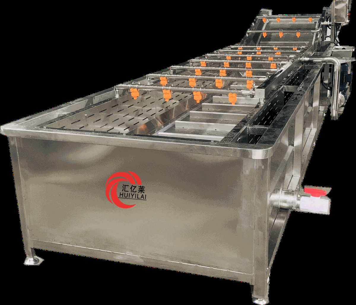Continuous Bubble Vegetable Washer — HUIYILAI