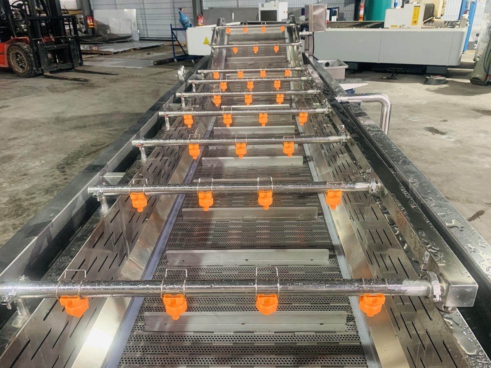 Continuous Bubble Vegetable Washer — HUIYILAI