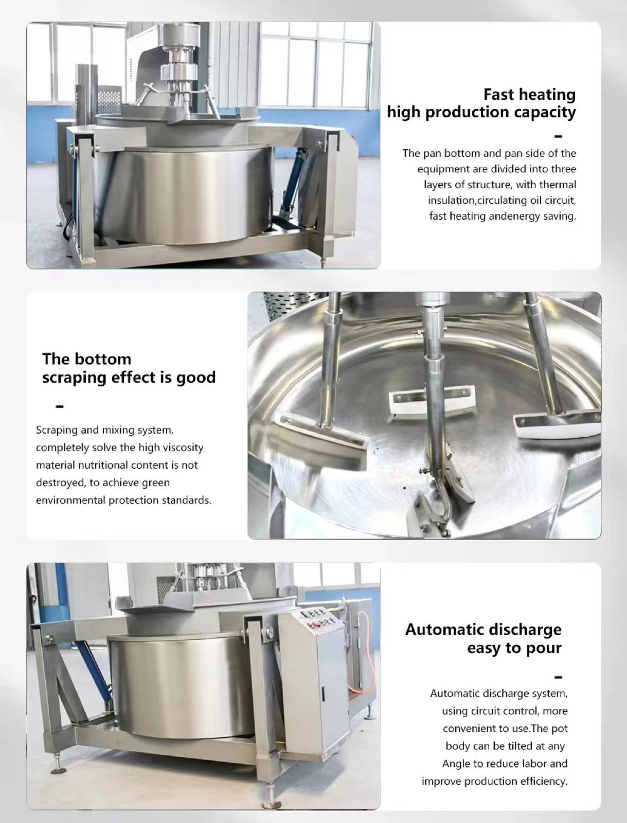 Gas Heated Planetary Stir Frying Full- Planetary Cooker — HUIYILAI