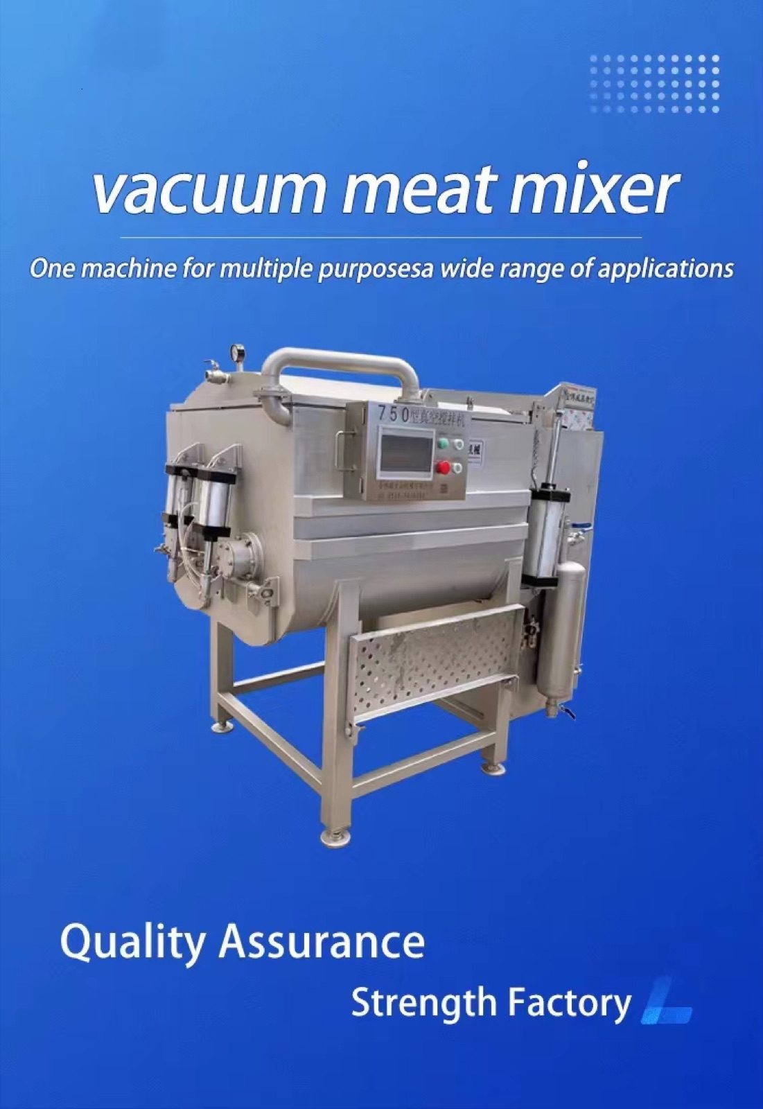 High-Capacity Electric Meat & Vegetable Mixer — HUIYILAI
