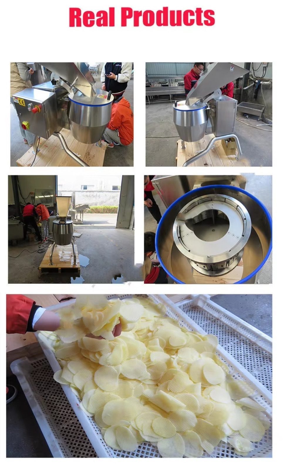 Potato Wave V Flat Chip Slicer — HUIYILAI