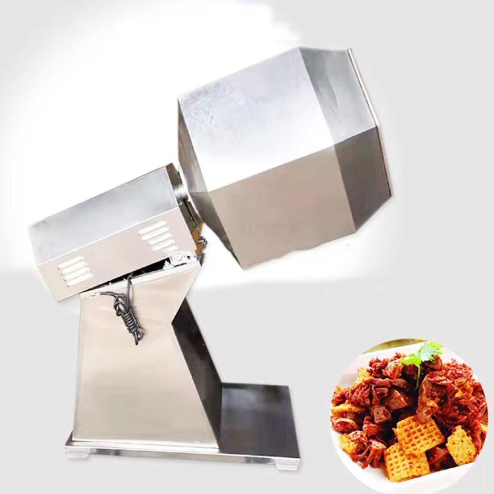 Octagonal Snacks Food Flavoring Seasoning Mixer — HUIYILAI