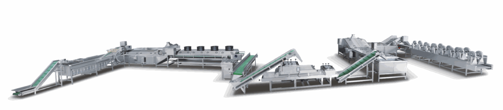 Peeling And Cleaning Assembly Line — HUIYILAI
