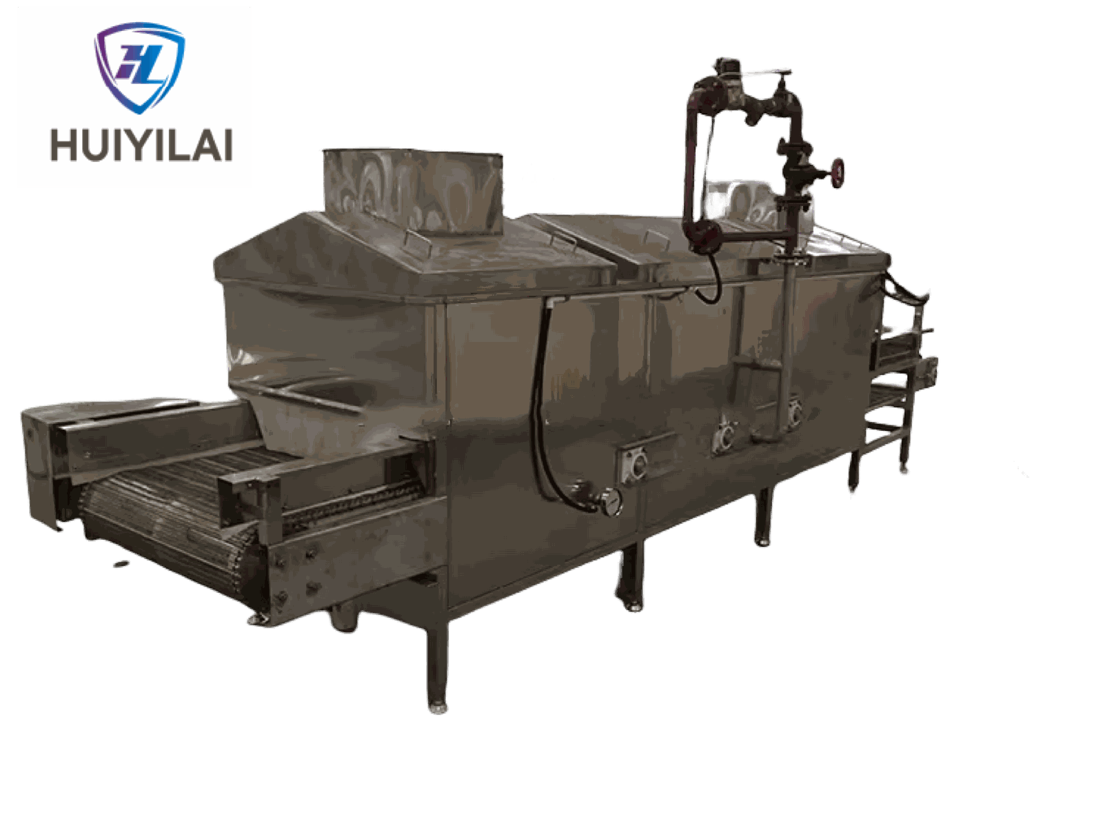 Pneumatic Lifiting Flipping Meat Brine Boiling Pot — HUIYILAI