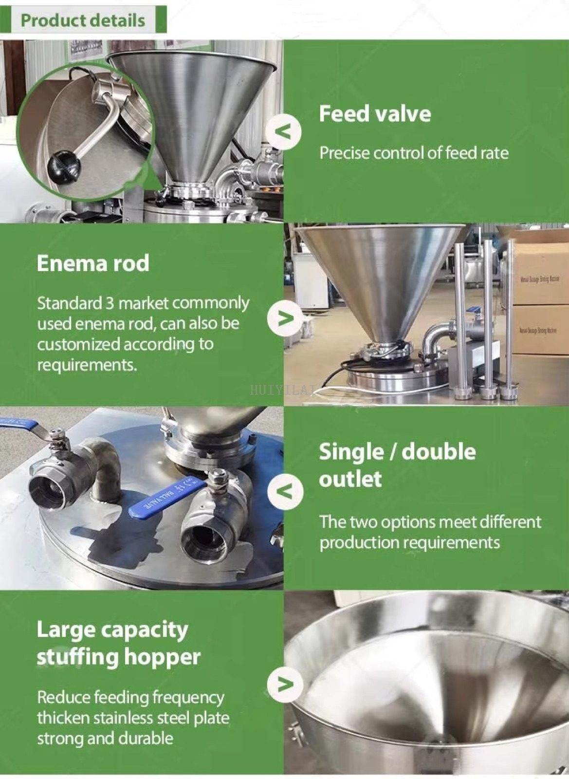 Stainless Steel Sausage Processing Machine — HUIYILAI