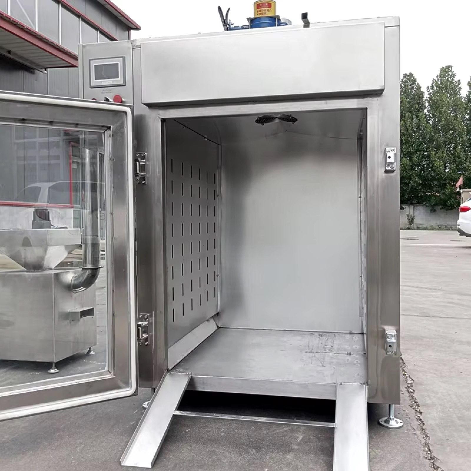 Type 150 stainless steel vertical Master smoker indoor food smoker to smoke meat — HUIYILAI