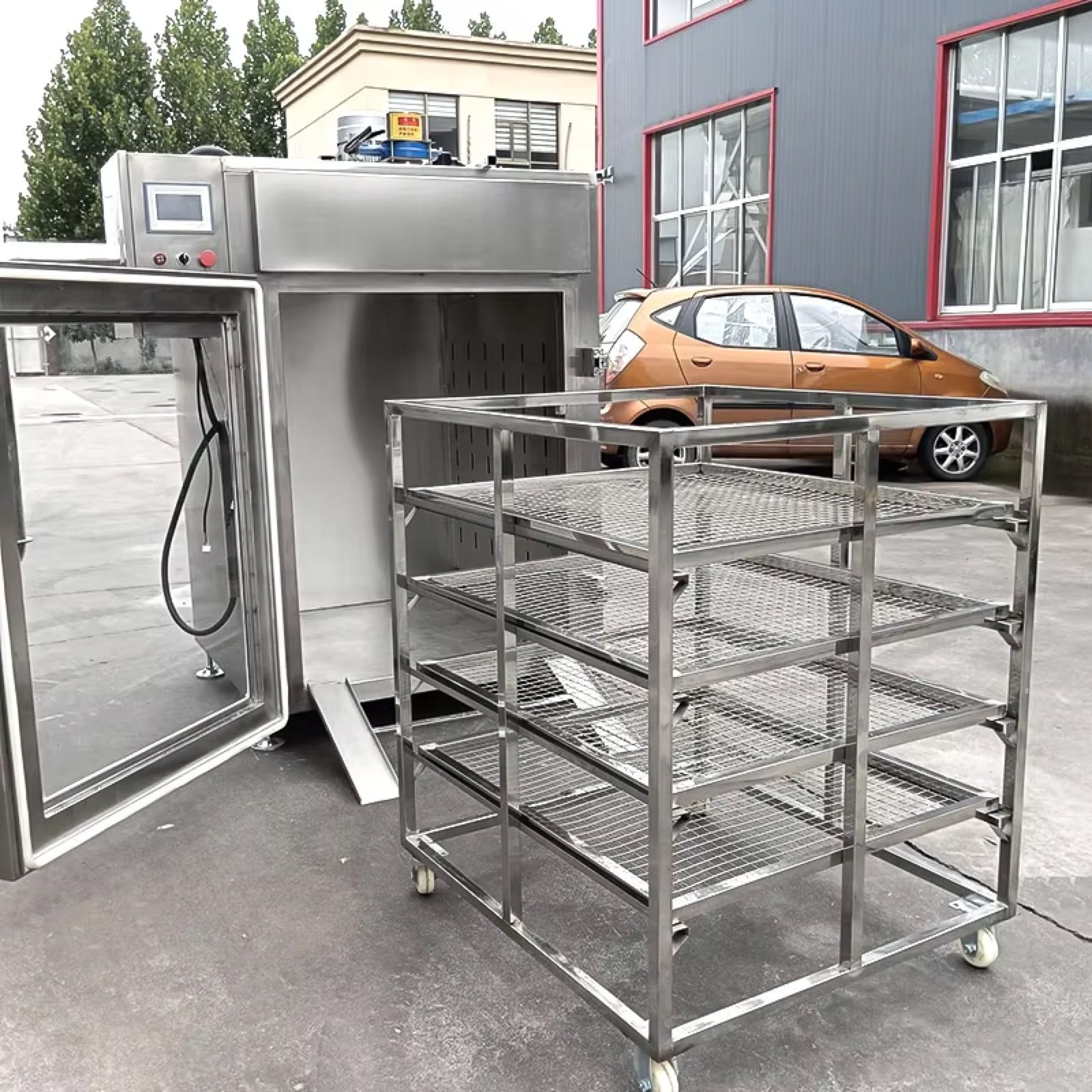 Type 150 stainless steel vertical Master smoker indoor food smoker to smoke meat — HUIYILAI