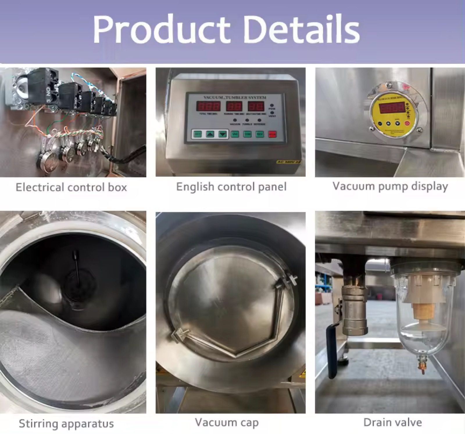 Vacuum Meat Tumbler Marinator — HUIYILAI